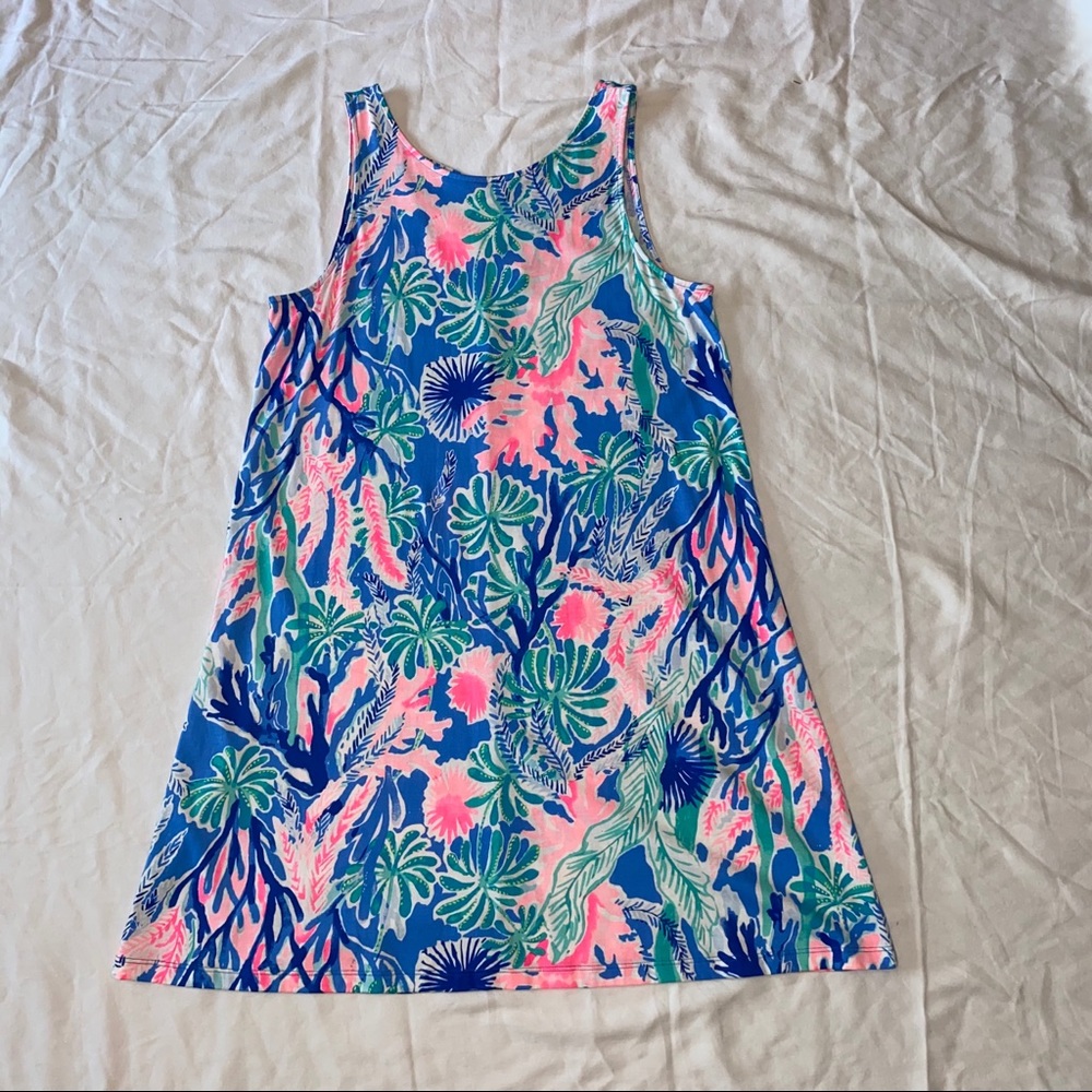 EUC Lilly Pulitzer Kristen Tank Dress - Jet Stream